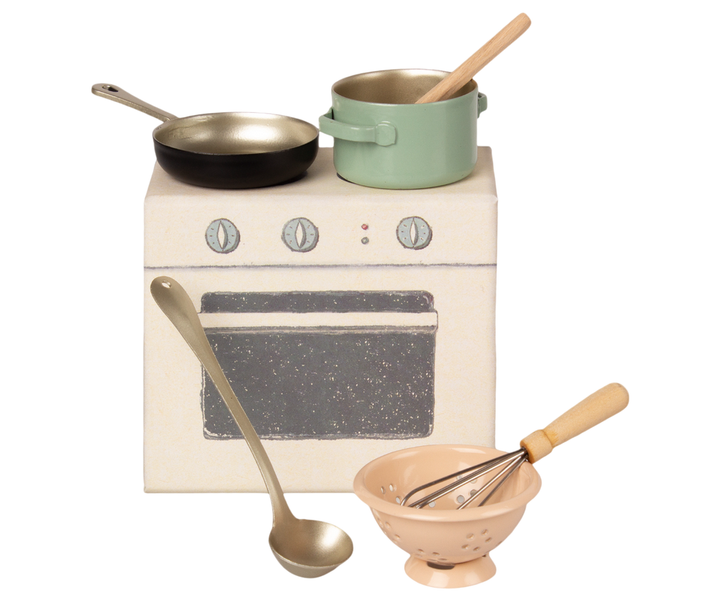 MAILEG MINI KITCHEN AND COOKING SET — Pickle Papers