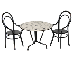 Dining table, Set with 2 chairs