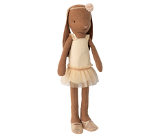 Bunny size 2, Chocolate brown - Ballet suit and skirt cream