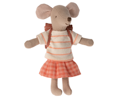 Tricycle Mouse, Big Sister - Coral