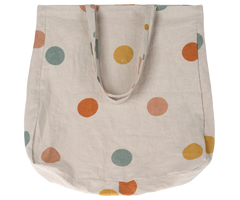 Tote Bag, Multi dots - Large