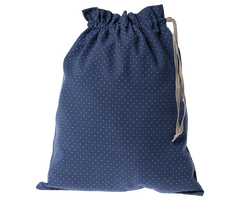 Bag, Large - Blue/White Dots