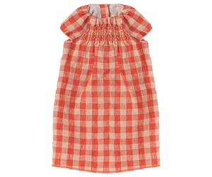 Plaid Dress, Size 5 - Red