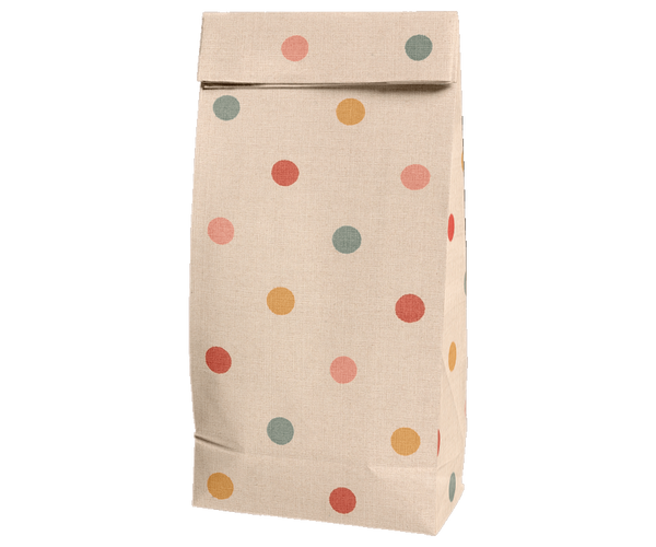 Small Gift Bags, Multi-dots - pack of 50